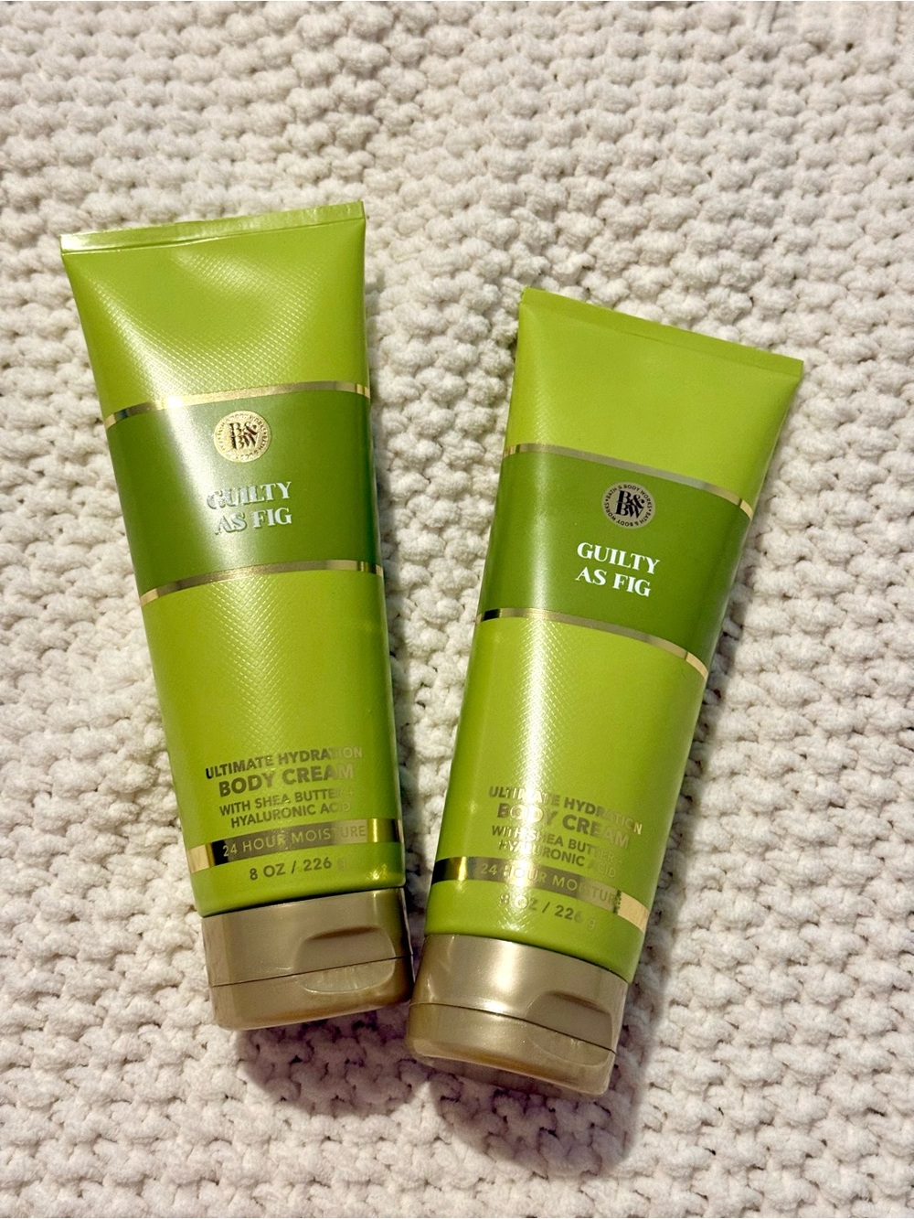 Set of 2 - Bath & Body Works - Guilty As Fig Body Cream